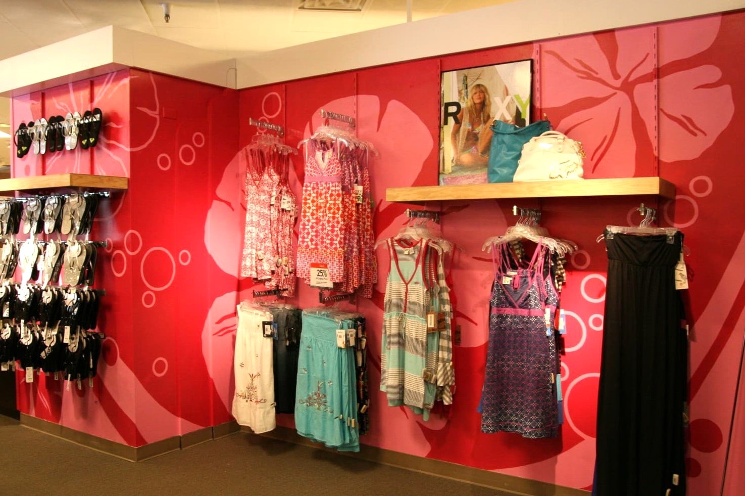 Macy's Juniors department after redesign