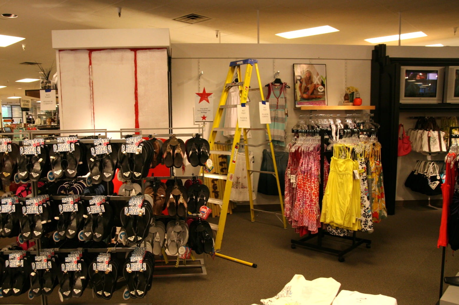 Macy's Juniors department before redesign