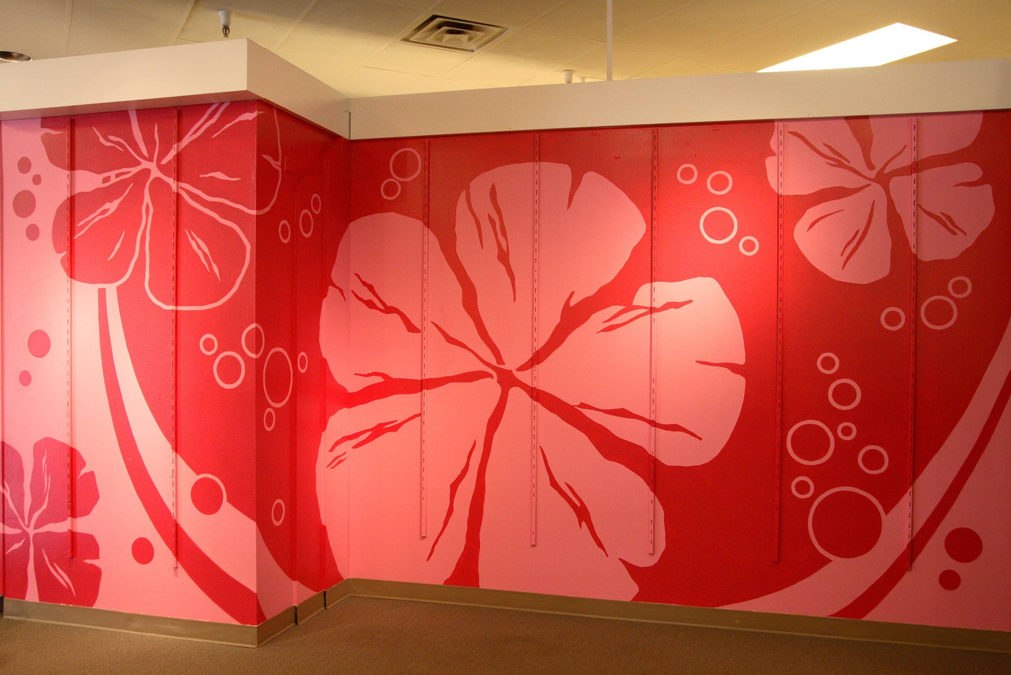 Macy's Juniors department mural painted